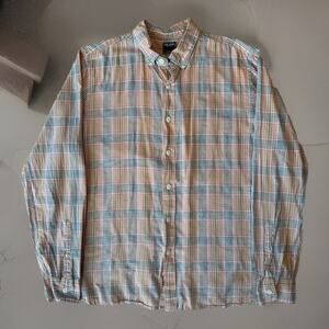 Todd Snyder Multicolor Plaid Casual Button Down Shirt
